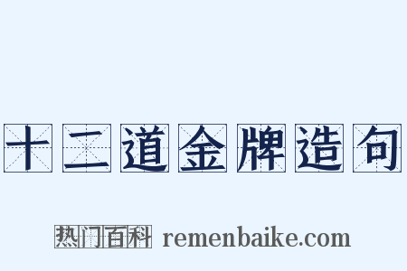 十二道金牌造句是什么意思的图片